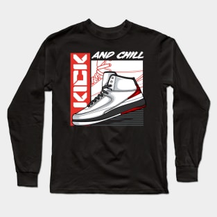 AJ 2 Retro Shoes Art Long Sleeve T-Shirt